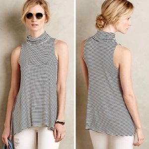 Puella Striped Turtleneck Tank